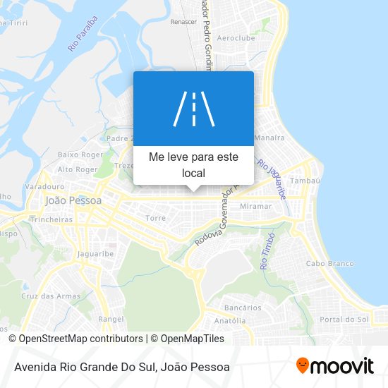 Avenida Rio Grande Do Sul mapa