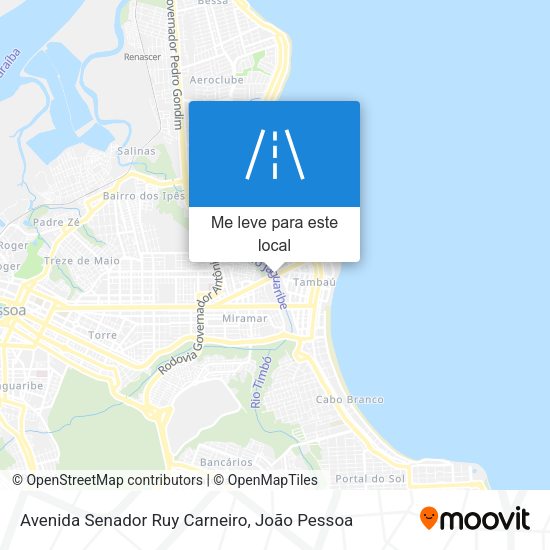 Avenida Senador Ruy Carneiro mapa