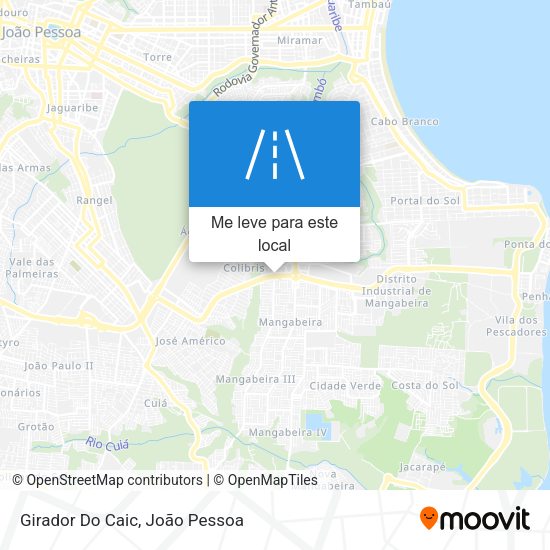 Girador Do Caic mapa