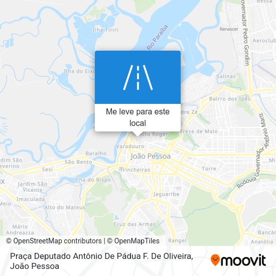 Praça Deputado Antônio De Pádua F. De Oliveira mapa