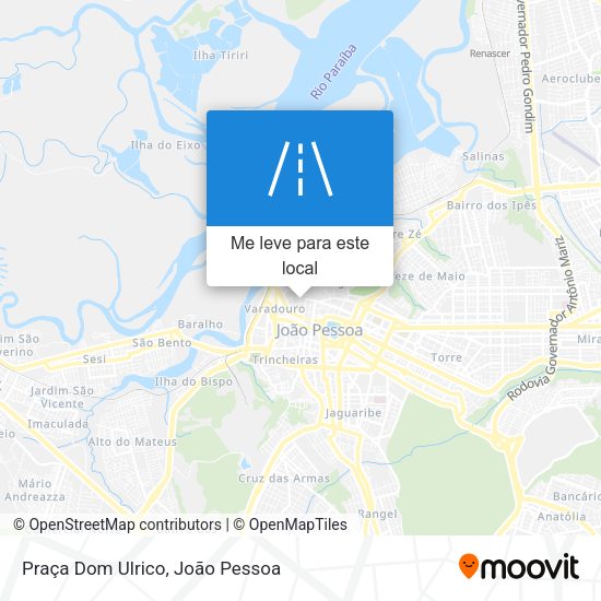 Praça Dom Ulrico mapa