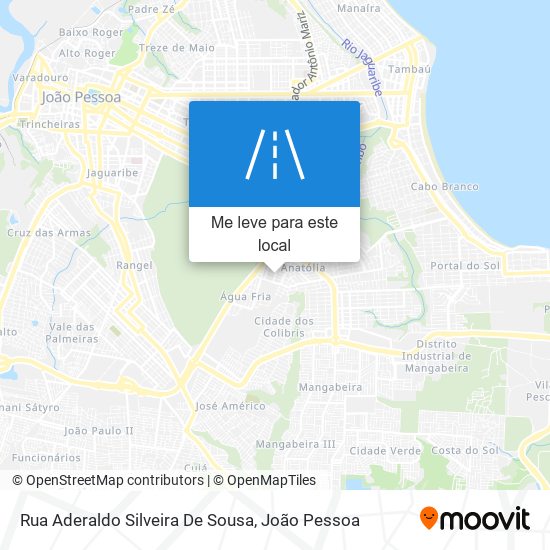 Rua Aderaldo Silveira De Sousa mapa