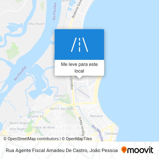 Rua Agente Fiscal Amadeu De Castro mapa