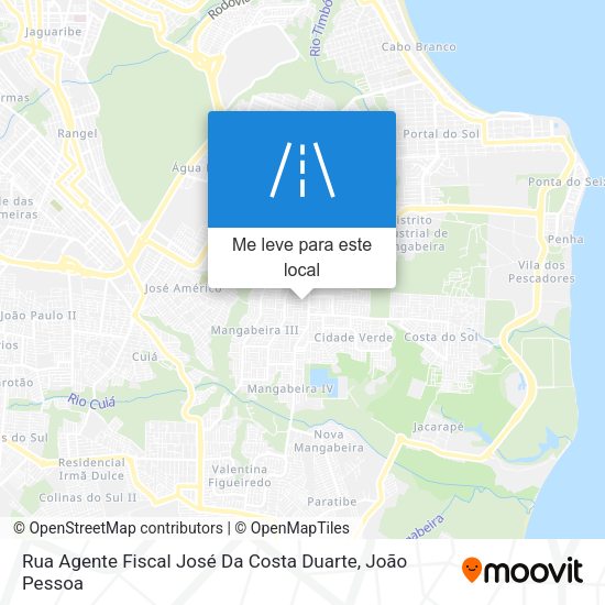 Rua Agente Fiscal José Da Costa Duarte mapa