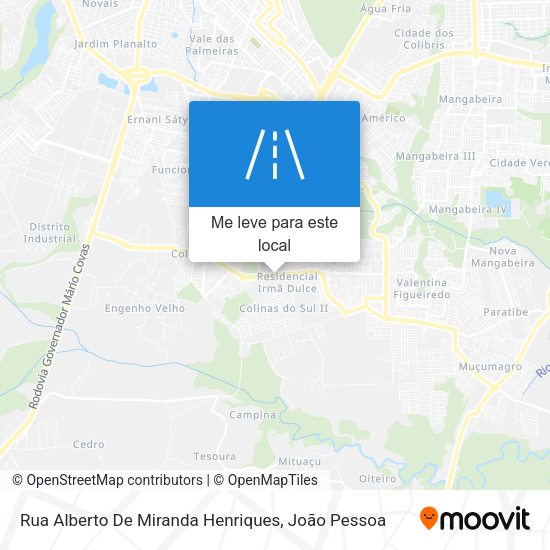 Rua Alberto De Miranda Henriques mapa