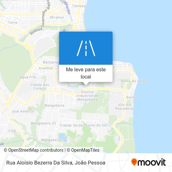 Rua Aloísio Bezerra Da Silva mapa