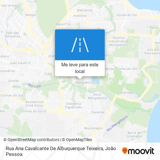 Rua Ana Cavalcante De Albuquerque Teixeira mapa