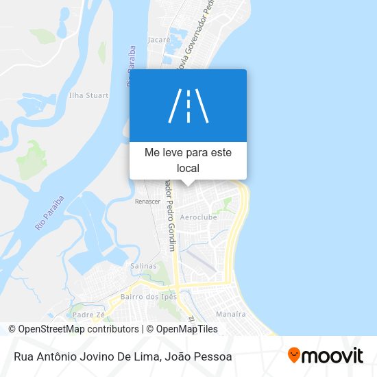 Rua Antônio Jovino De Lima mapa