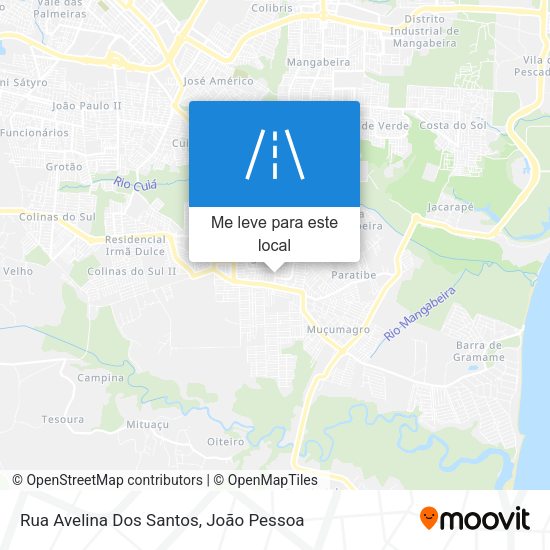 Rua Avelina Dos Santos mapa