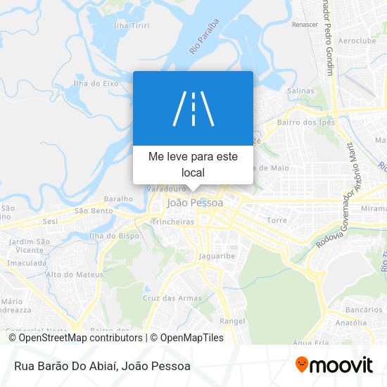 Rua Barão Do Abiaí mapa