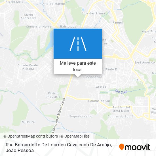 Rua Bernardette De Lourdes Cavalcanti De Araújo mapa