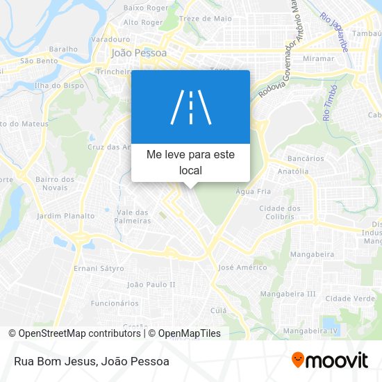 Rua Bom Jesus mapa