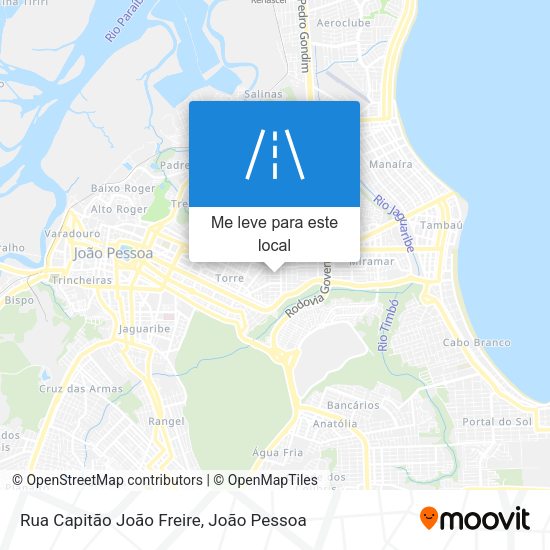 Rua Capitão João Freire mapa