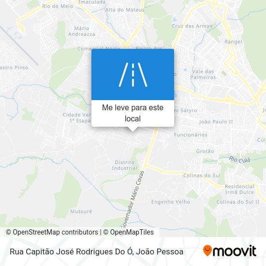 Rua Capitão José Rodrigues Do Ó mapa