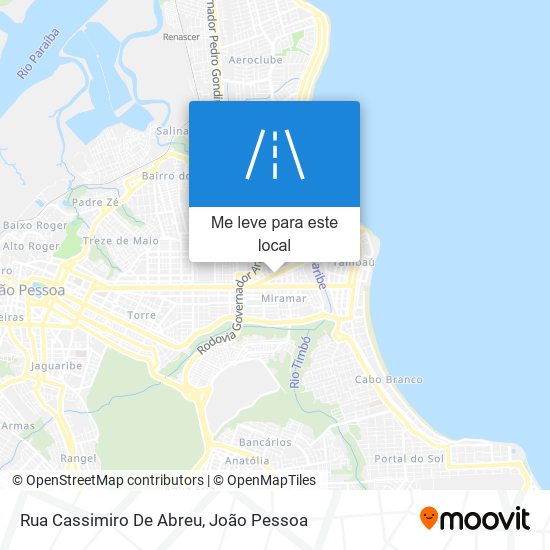 Rua Cassimiro De Abreu mapa