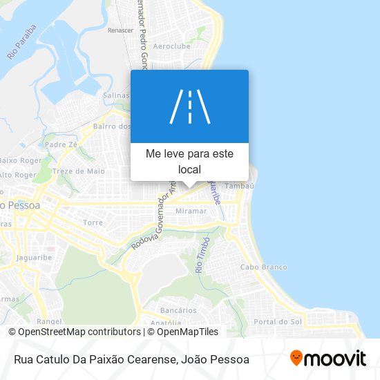 Rua Catulo Da Paixão Cearense mapa