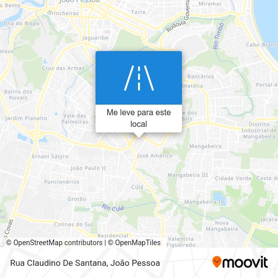 Rua Claudino De Santana mapa