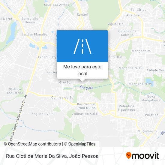 Rua Clotilde Maria Da Silva mapa