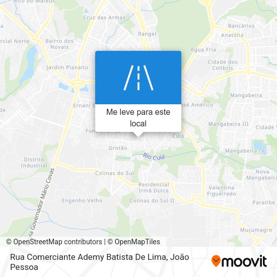 Rua Comerciante Ademy Batista De Lima mapa