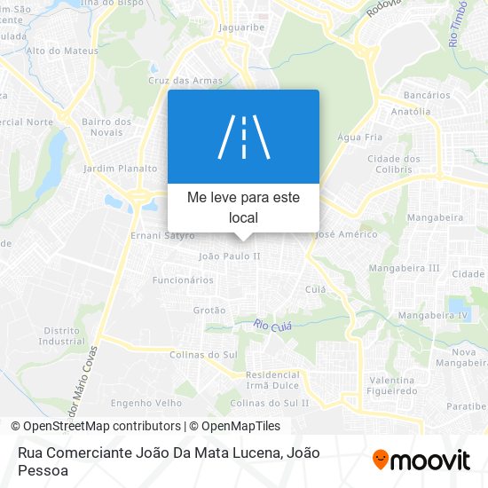 Rua Comerciante João Da Mata Lucena mapa