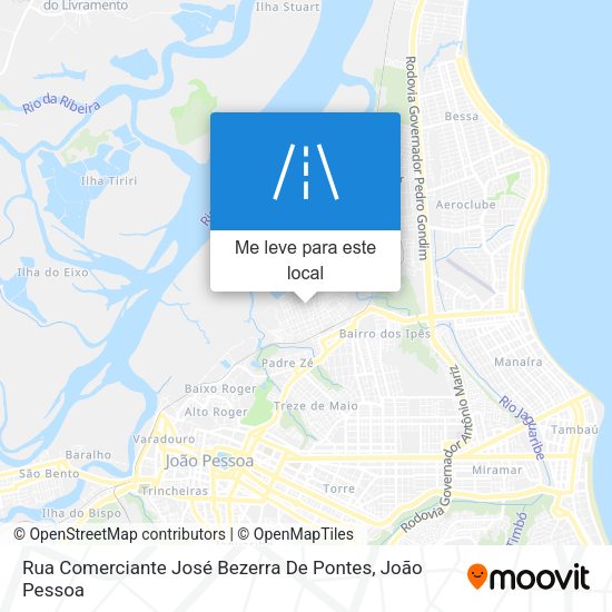 Rua Comerciante José Bezerra De Pontes mapa