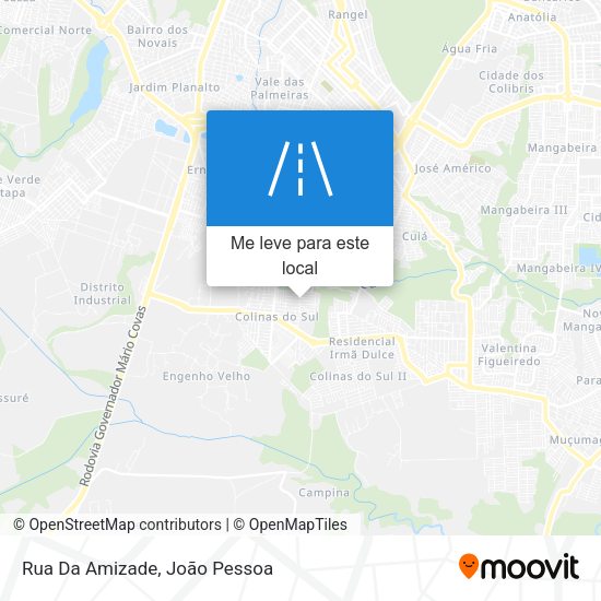 Rua Da Amizade mapa