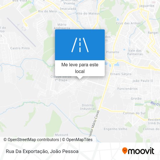 Rua Da Exportação mapa