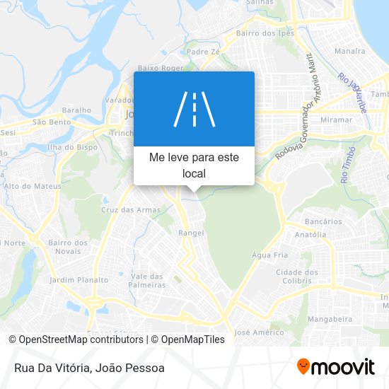 Rua Da Vitória mapa