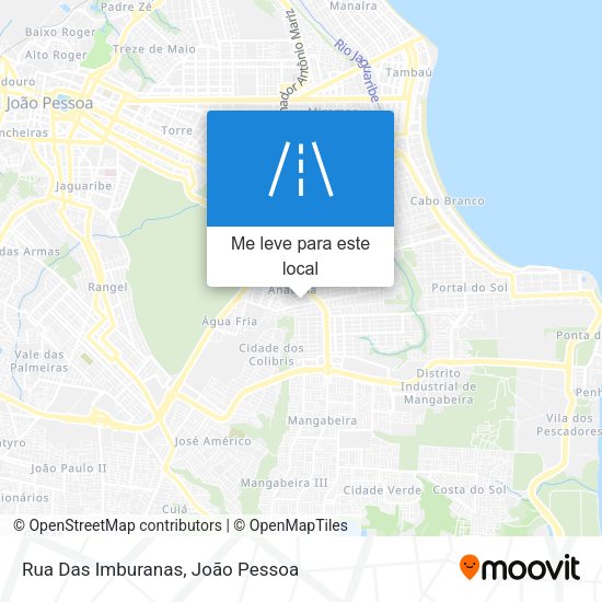 Rua Das Imburanas mapa