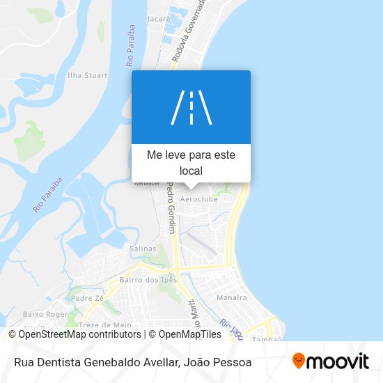 Rua Dentista Genebaldo Avellar mapa