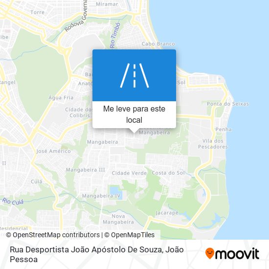 Rua Desportista João Apóstolo De Souza mapa