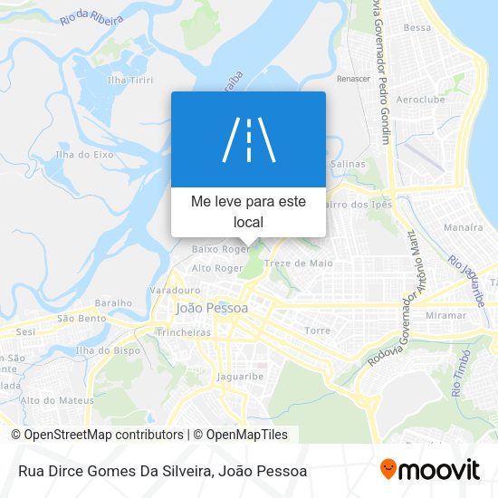 Rua Dirce Gomes Da Silveira mapa
