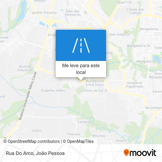 Rua Do Arco mapa