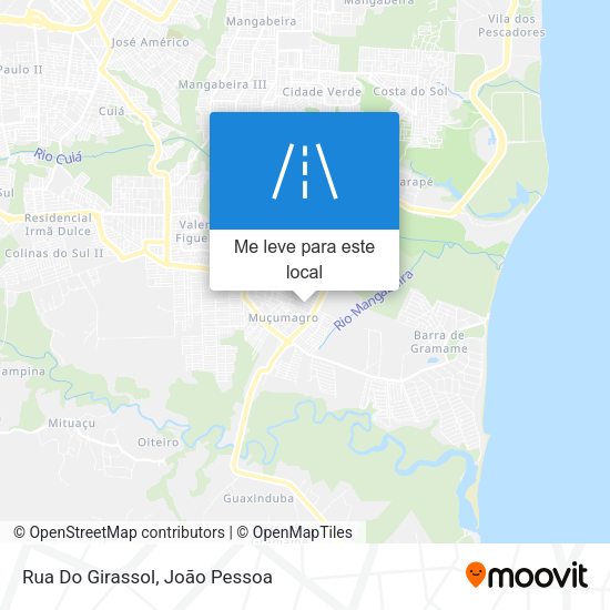 Rua Do Girassol mapa
