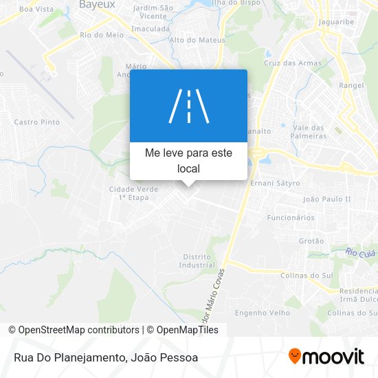 Rua Do Planejamento mapa
