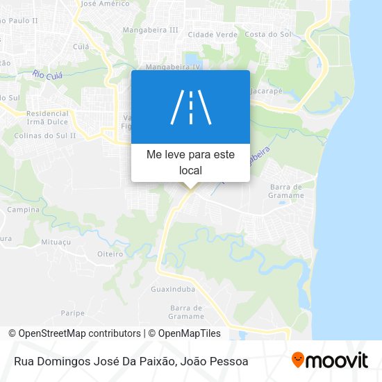 Rua Domingos José Da Paixão mapa