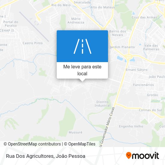Rua Dos Agricultores mapa