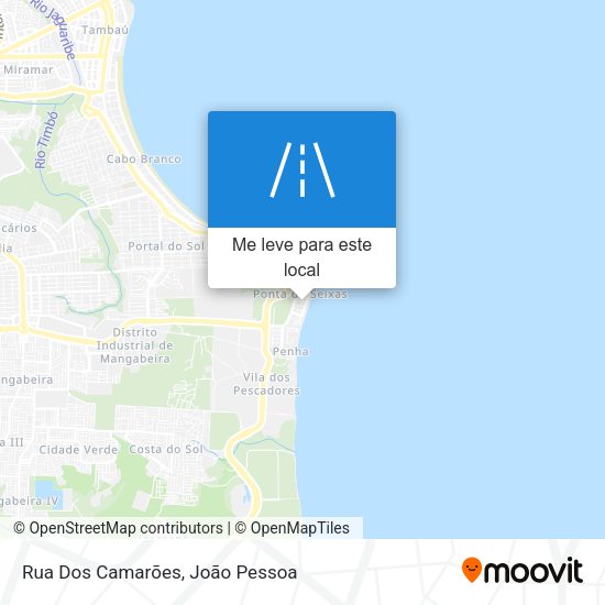 Rua Dos Camarões mapa