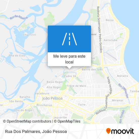 Rua Dos Palmares mapa