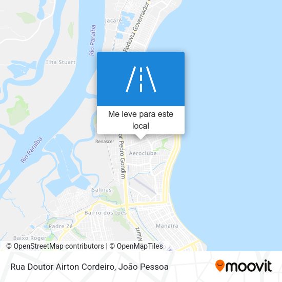 Rua Doutor Airton Cordeiro mapa