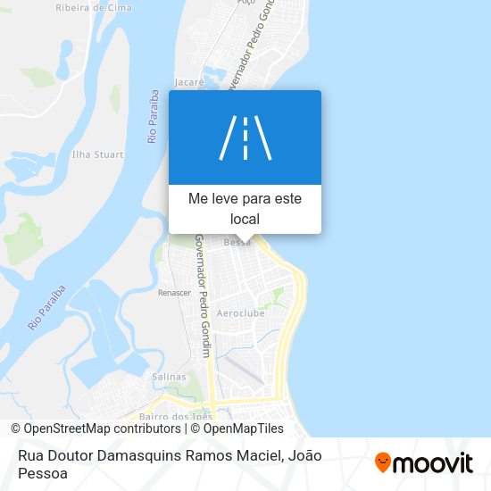 Rua Doutor Damasquins Ramos Maciel mapa