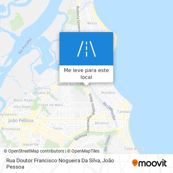 Rua Doutor Francisco Nogueira Da Silva mapa