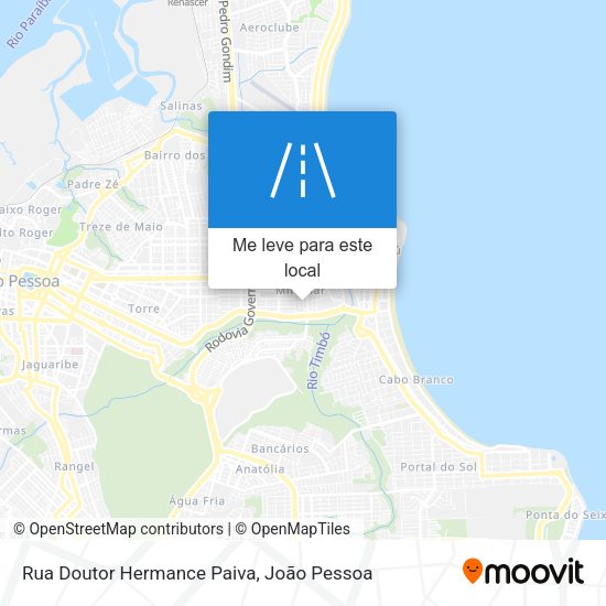 Rua Doutor Hermance Paiva mapa