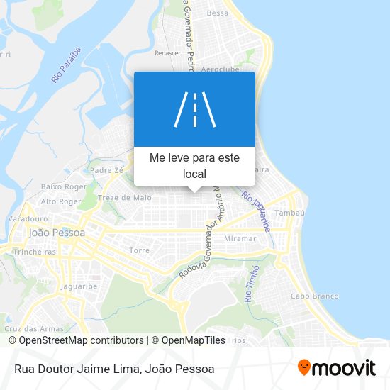 Rua Doutor Jaime Lima mapa
