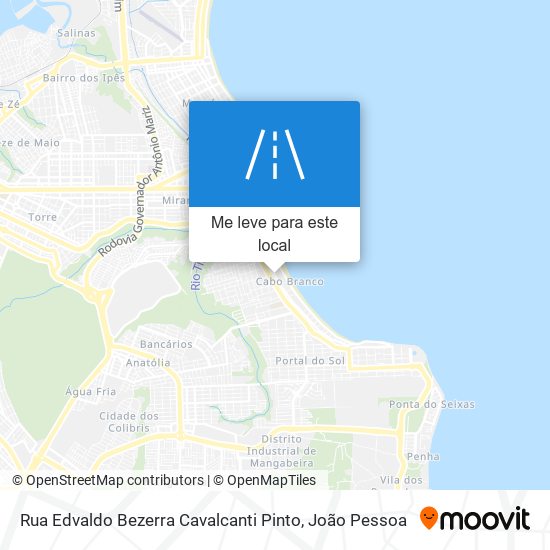 Rua Edvaldo Bezerra Cavalcanti Pinto mapa