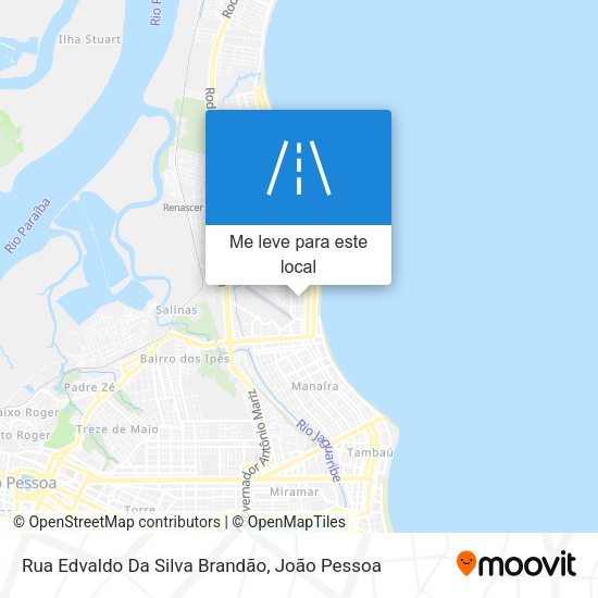Rua Edvaldo Da Silva Brandão mapa