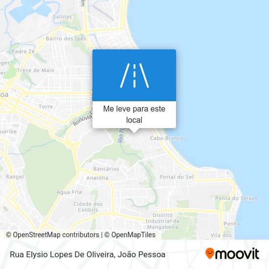 Rua Elysio Lopes De Oliveira mapa
