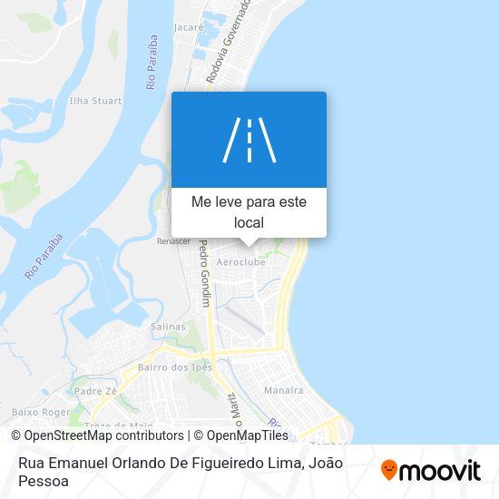 Rua Emanuel Orlando De Figueiredo Lima mapa