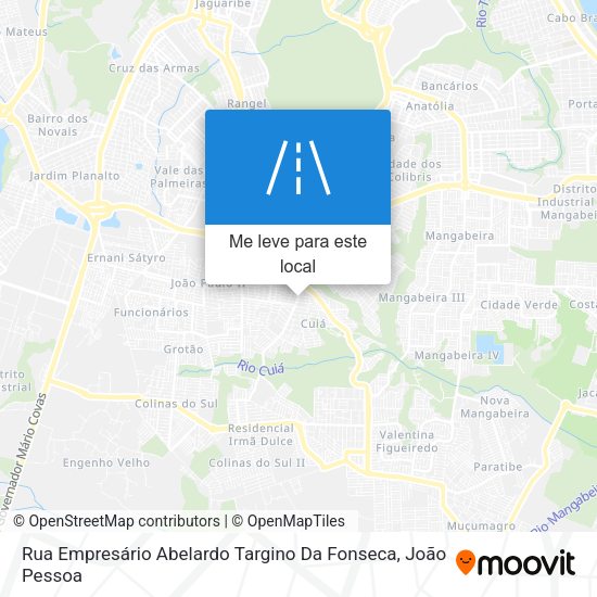 Rua Empresário Abelardo Targino Da Fonseca mapa