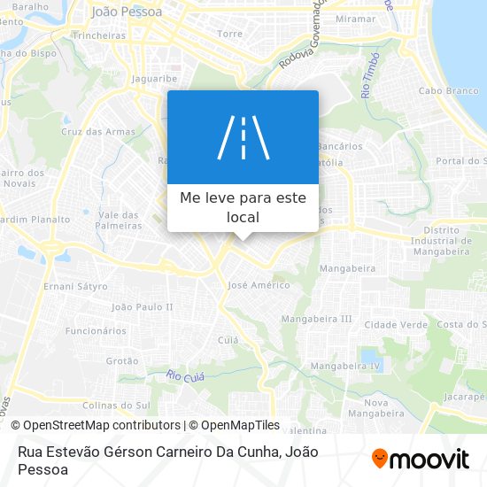 Rua Estevão Gérson Carneiro Da Cunha mapa